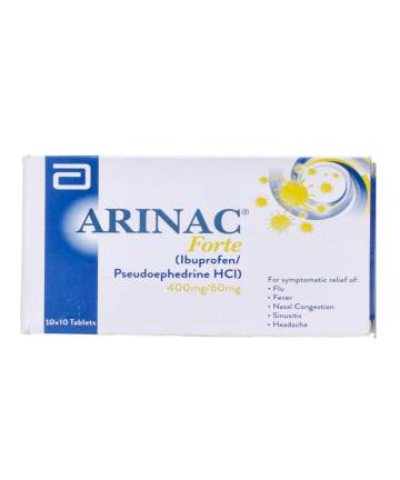 Arinac Tab Forte 10x10's